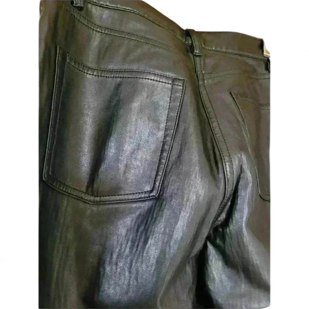 Wilfred Black Faux Leather Pants Size 6 - Picture 4 of 5